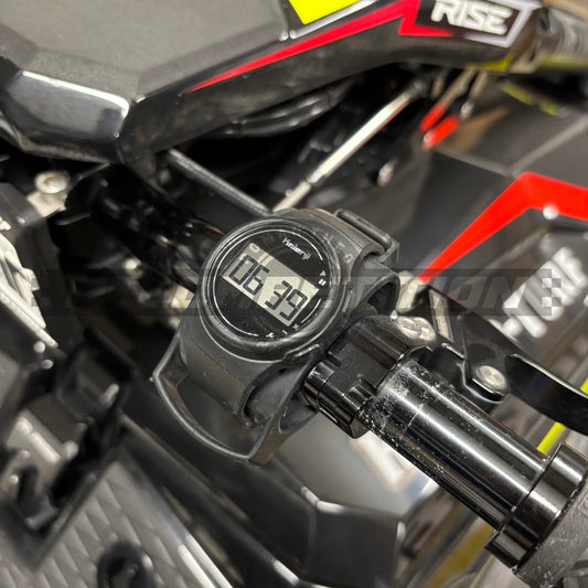 Handlebar watch mount