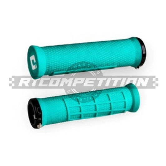 ODI Elite Flow V2.1 turquoise green grips