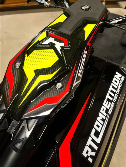 Chin pads Rise carbon look